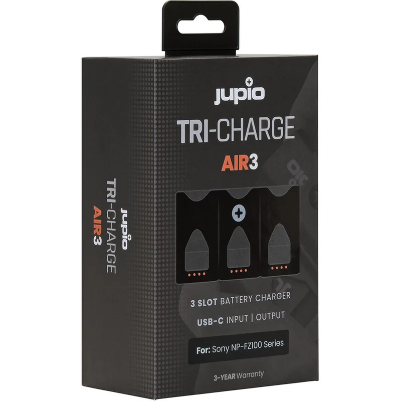 Jupio Tri-Charge AIR3 Sony FZ100-Serie